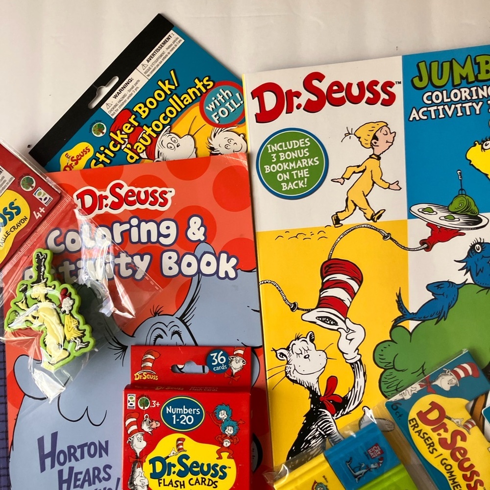 Dr. Seuss Kids Coloring and Activity Set